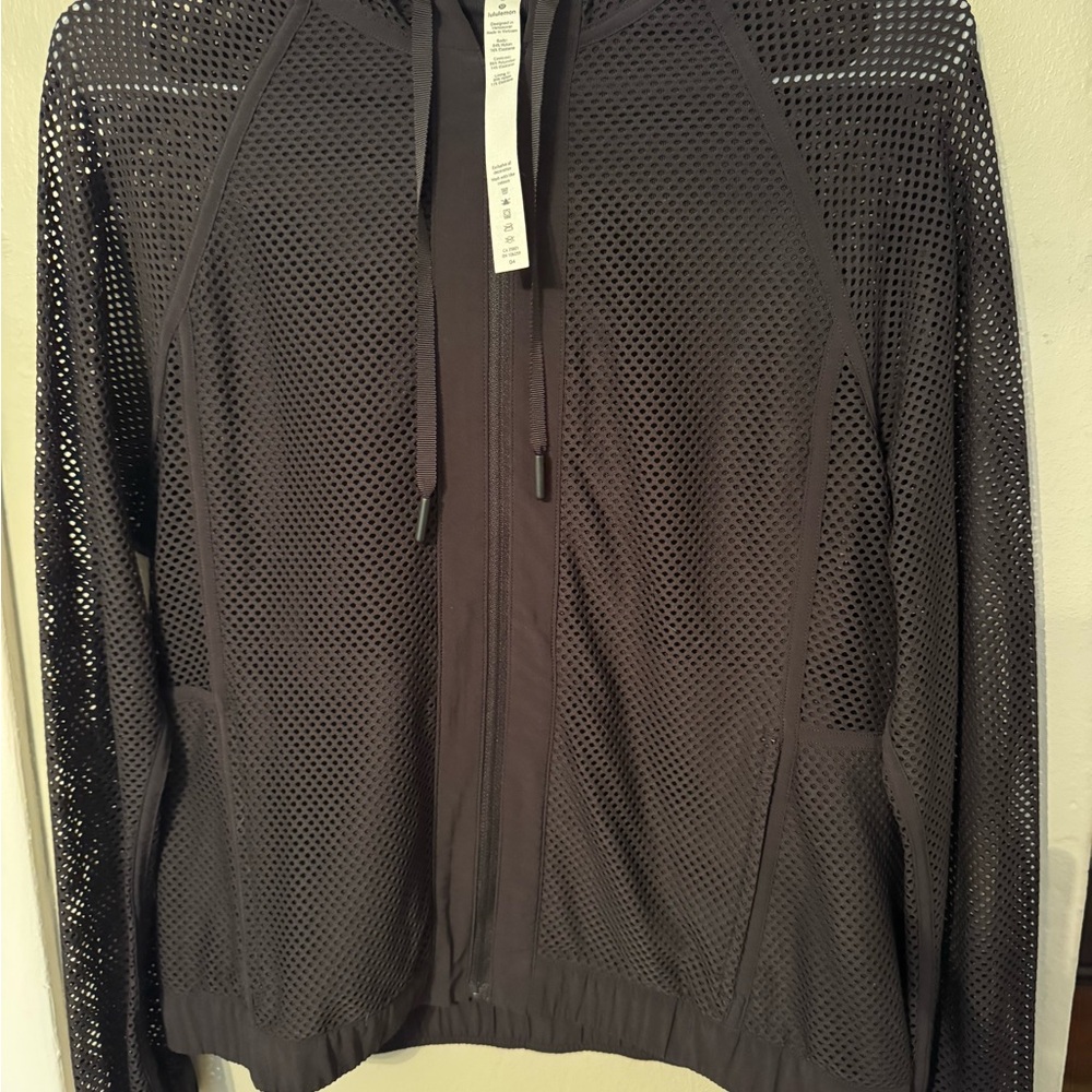 Lululemon Black Mesh Hoodie